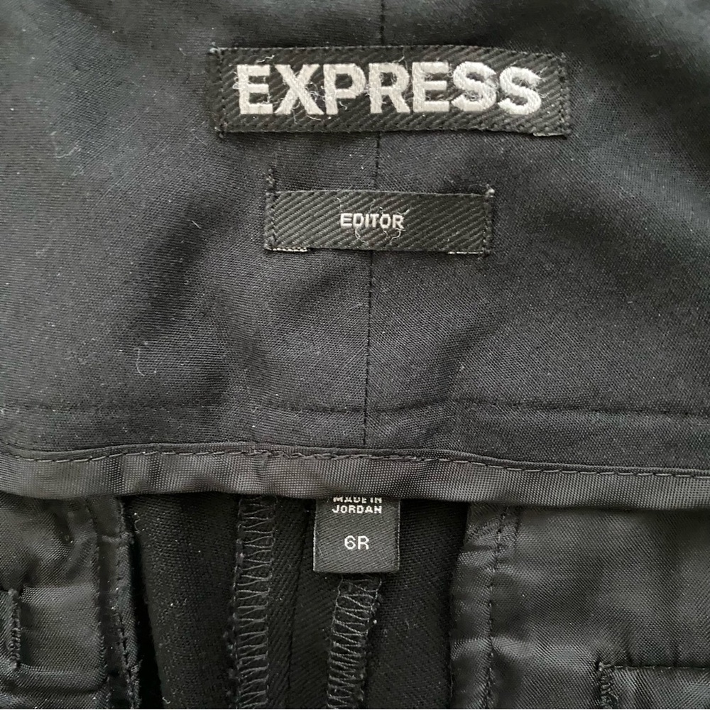 Black Express Flared Dress Pants - Picture 2 of 4